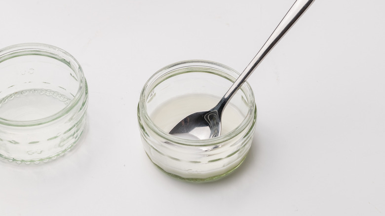 cornstarch slurry mixture in bowl