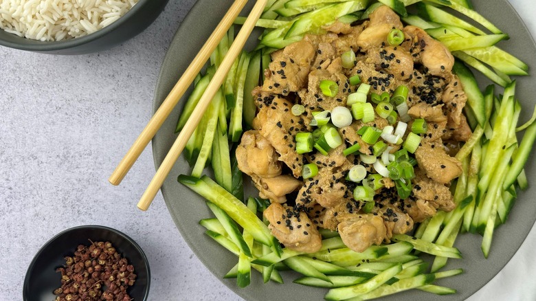 bang bang chicken with peppercorns