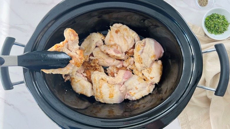 chicken thighs in crock pot