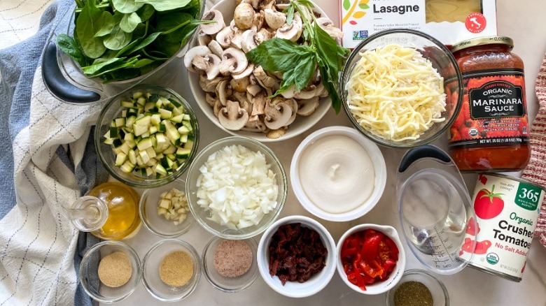 lasagna ingredients