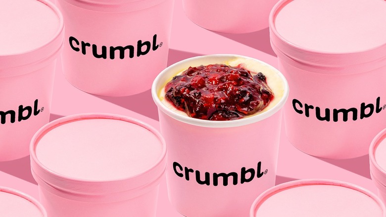 Crumbl's berry trifle cake cup