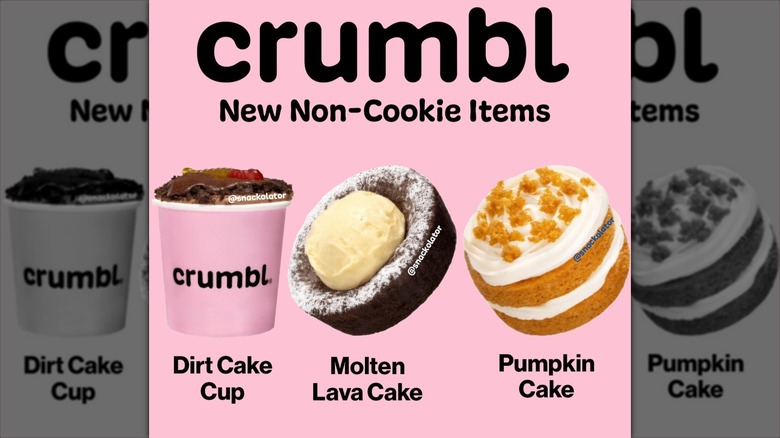 crumbl non-cookie menu items