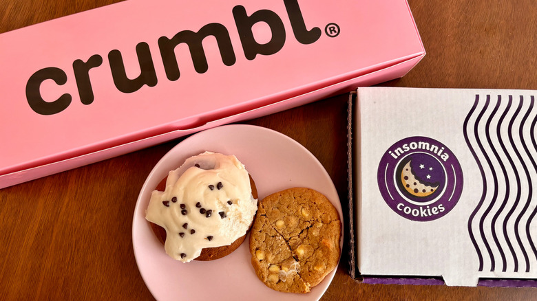 pumpkin cookies with cookie boxes