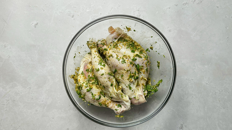 chicken in cilantro marinade