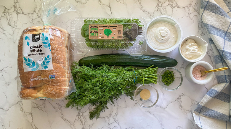 cucumber sandwich ingredients