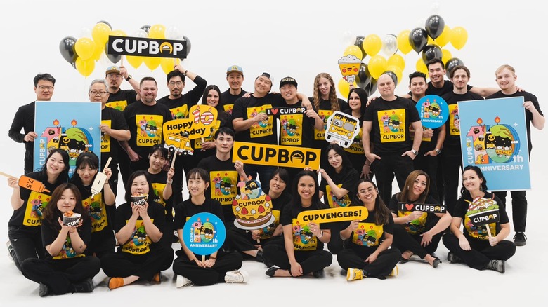 Cupbop staff celebrating