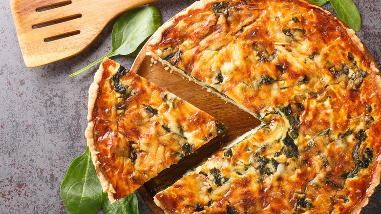 spinach quiche 