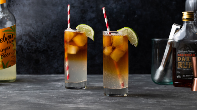 dark and stormy in glass 
