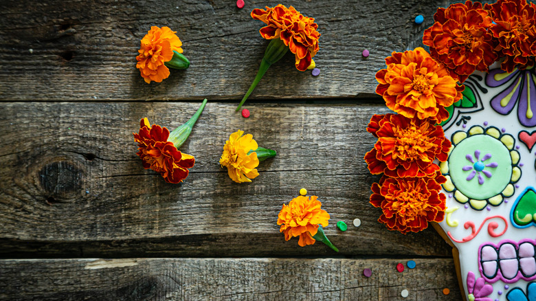 Marigolds Día de los Muertos