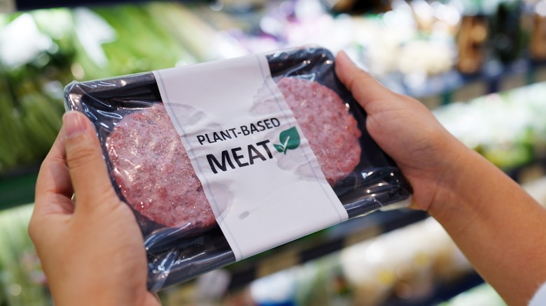 Plant-based meat package