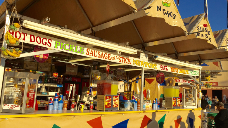 Food stand at Texas state fair