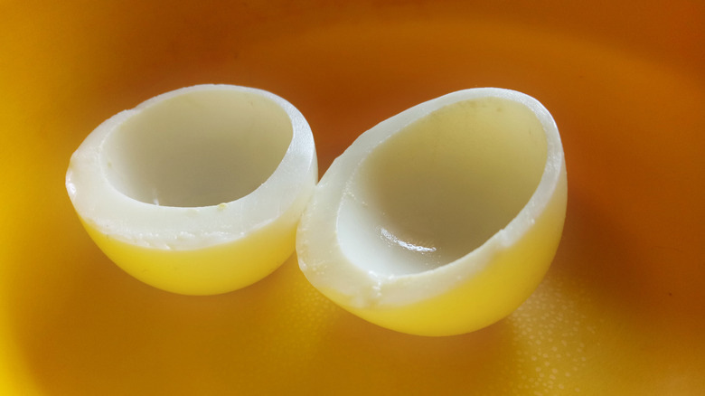Hard boiled egg whites