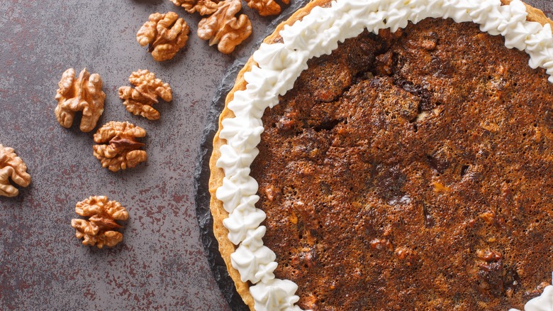 Derby Pie with walnuts