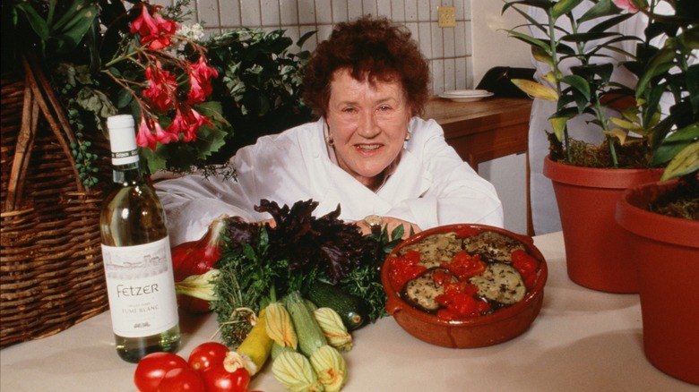 Famous chef Julia Child 