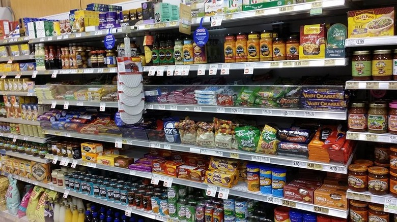 International grocery aisle