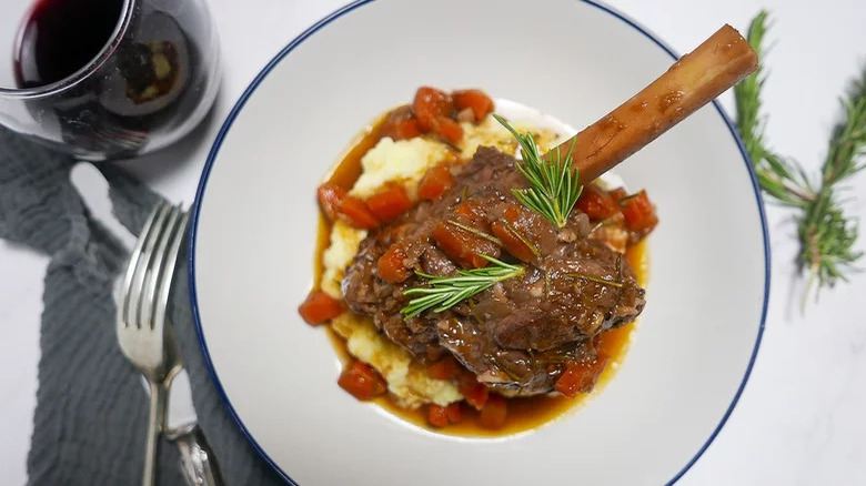 Slow-Braised Lamb Shanks