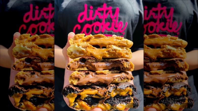 Dirty Cookie stuffed cookies