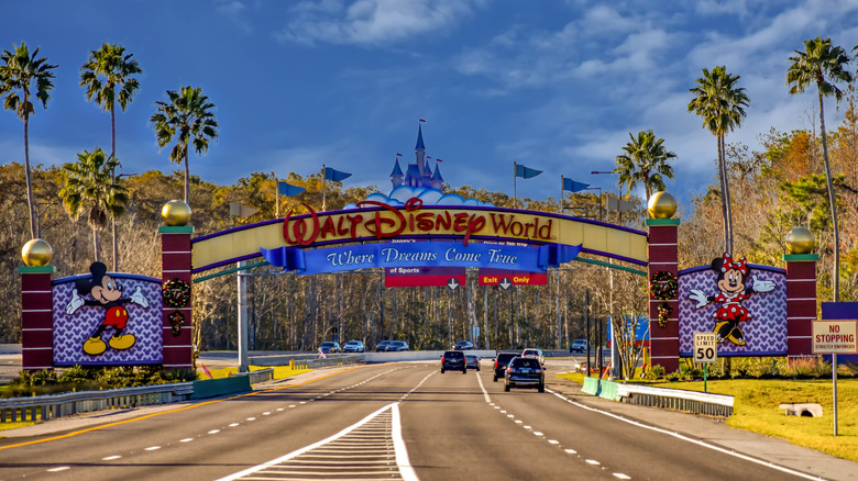 Walt Disney World entrance Florida