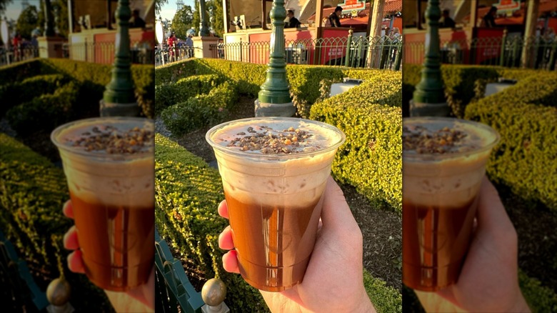 Churro Toffee Cold Brew Latte