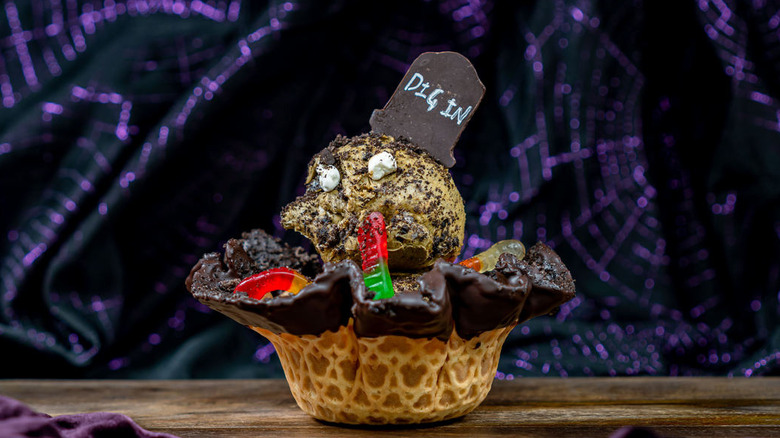 Disney Halloween menu ice cream