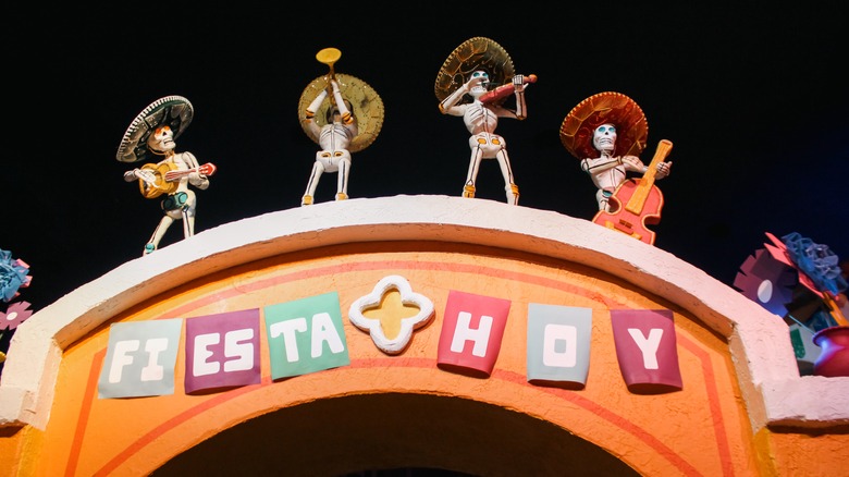 Mexican skeleton band at EPCOT