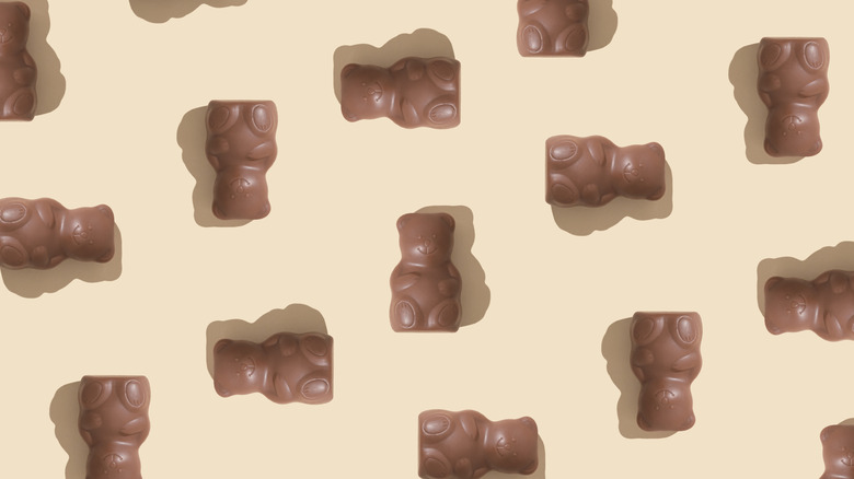 Chocolate gummy bears