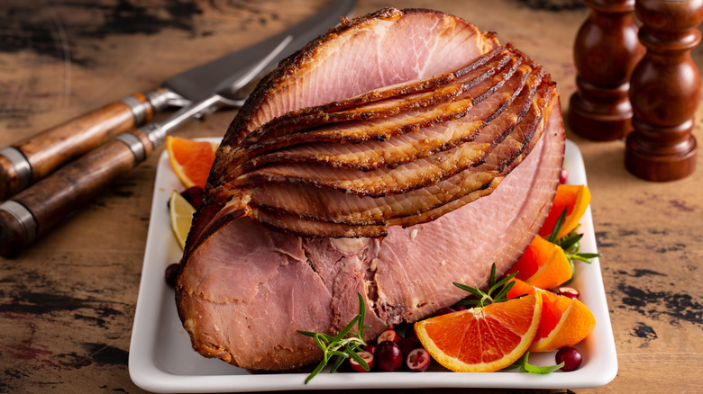 spiral sliced ham