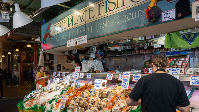 Pike Place Fish Market in Seattle