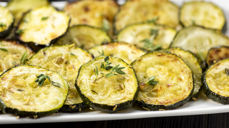 roasted zucchini