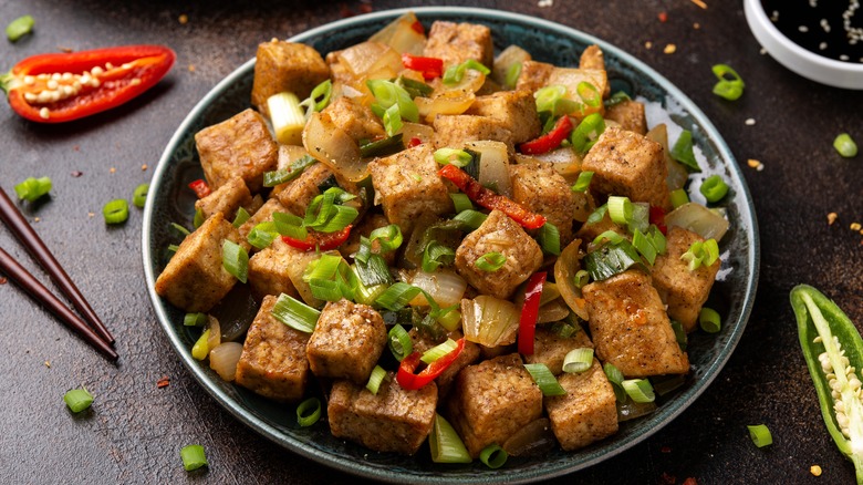 tofu with veggies