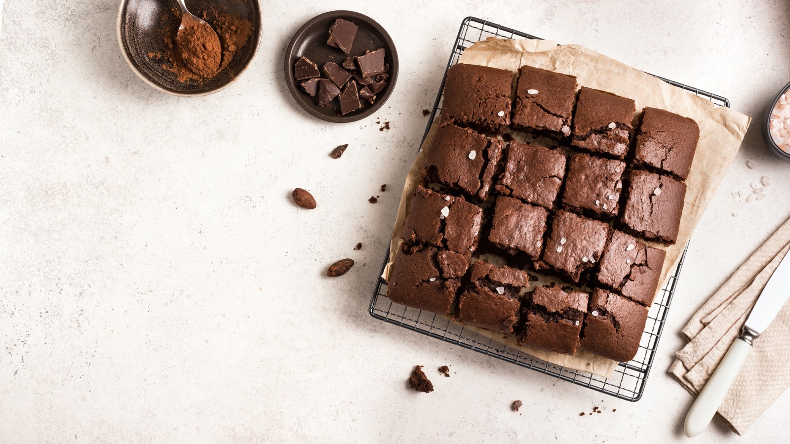 Brownie on Table