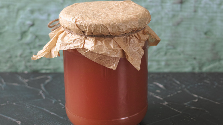 jar of apple butter