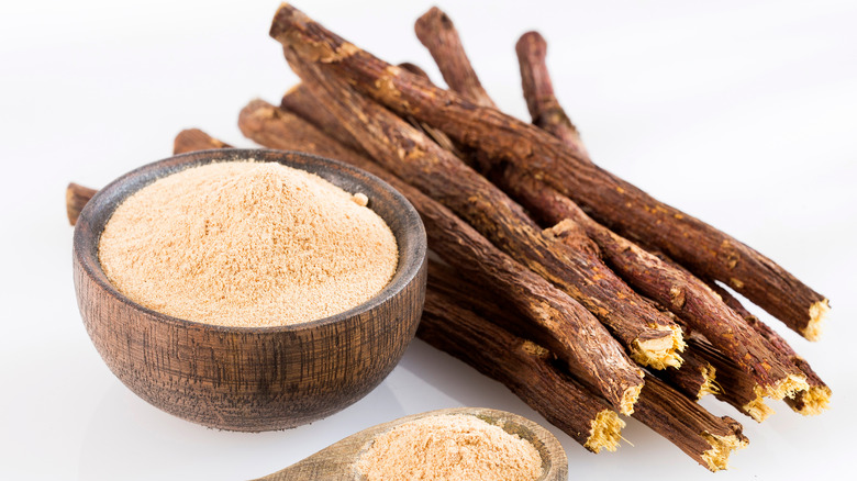 licorice root powder bowl