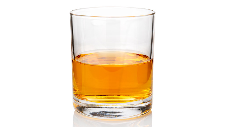 glass of bourbon