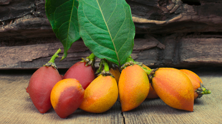 cluster of peanut butter fruit