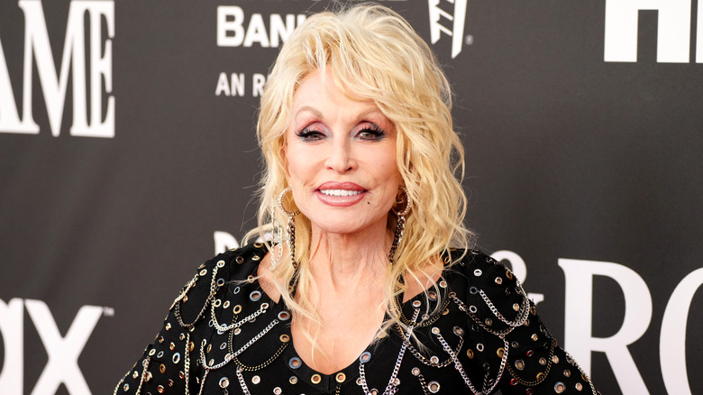 Dolly Parton smiling