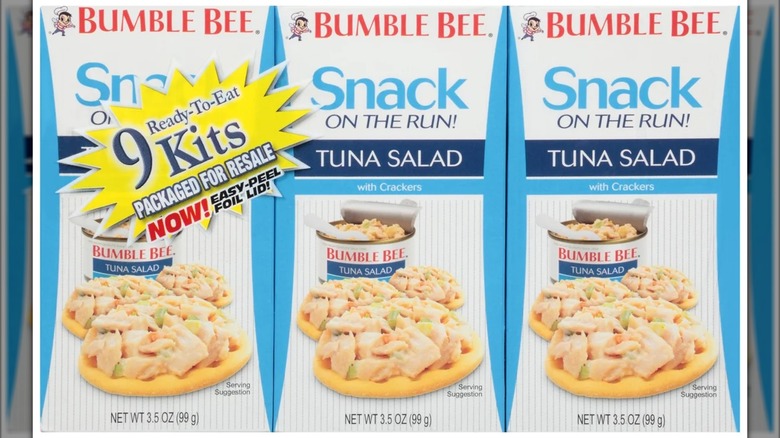 Package of Bumble Bee Snack on the Run Tuna