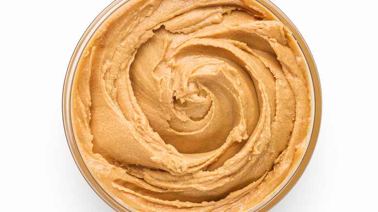 well swirled peanut butter