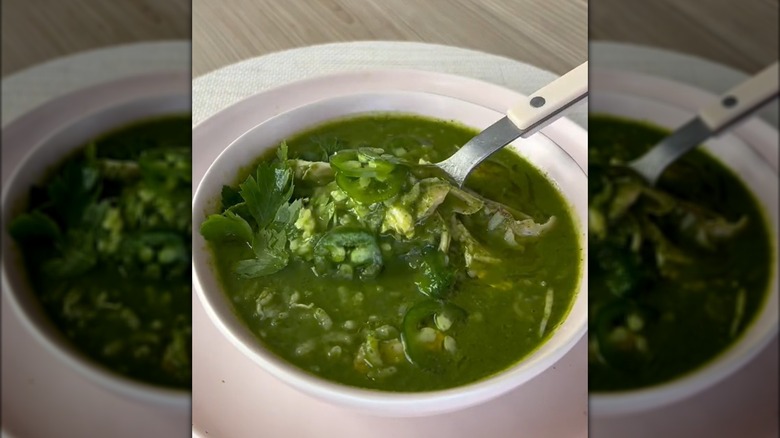 TikTok foodie Wishbone Kitchen's "swamp soup"