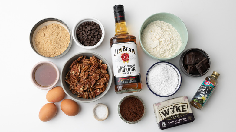 ingredients for chocolate derby pie