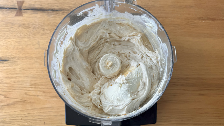 cheesecake filling in food processor