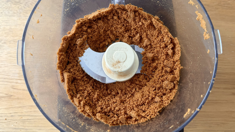 cookie crumbs in food processor