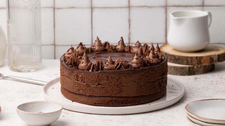 dreamy decadent chocolate mousse cake 
