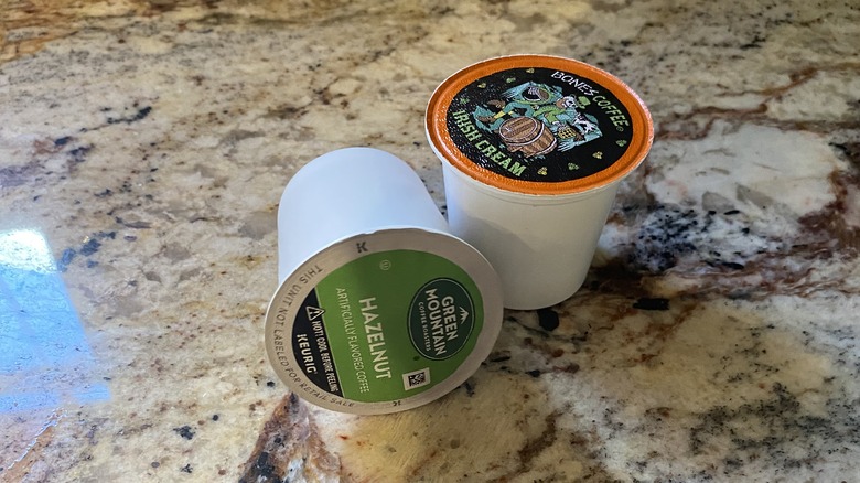 Two K-Cups on a table