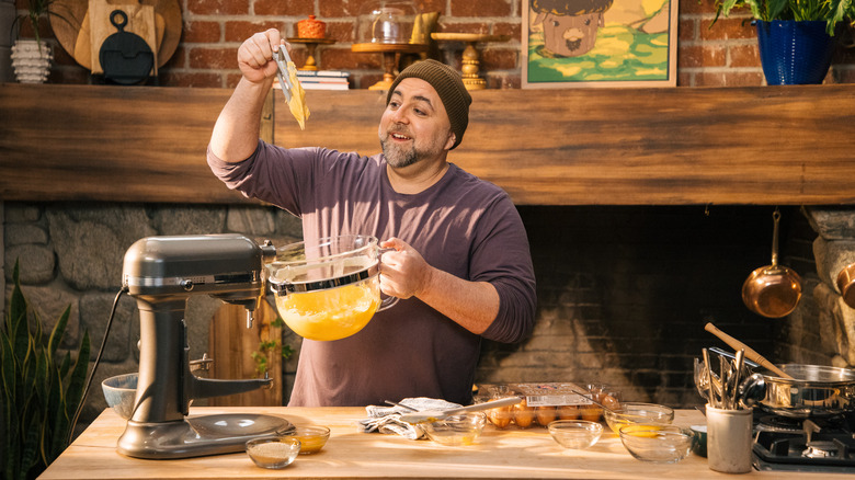 Duff Goldman cooking on Ace of Taste