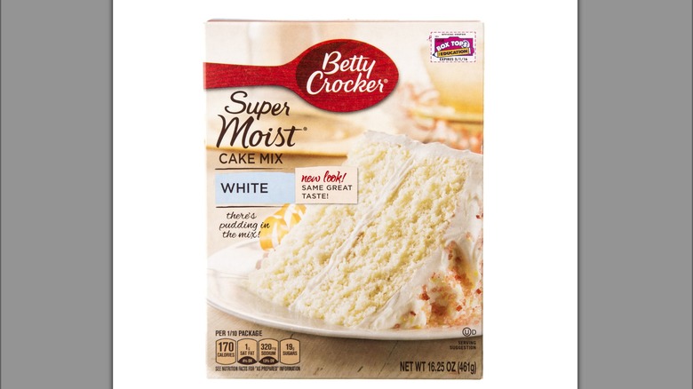 Boxed cake mix