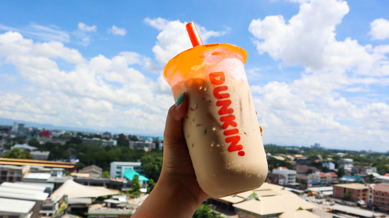 Dunkin' iced coffee