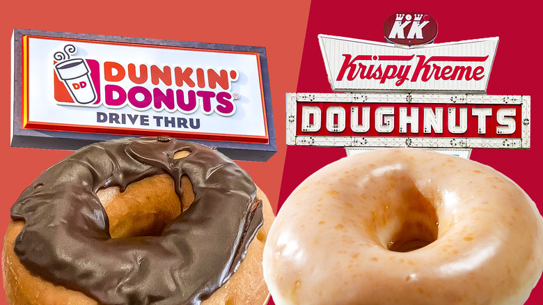 Dunkin' and Krispy Kreme comparison