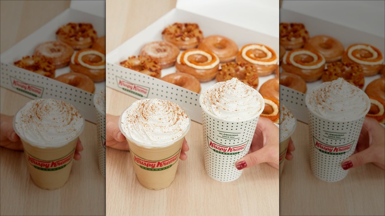 Krispy Kreme iced coffees