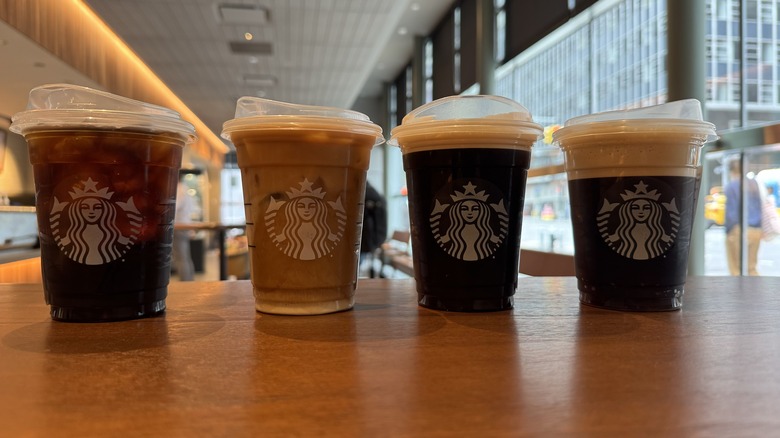 Starbucks cold brew and nitro brew